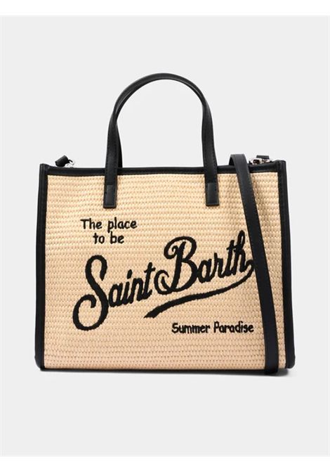 Borsa Media in paglia SAINT BARTH | VVID001 VIVIAN MID STRAW00421L 110 EMB